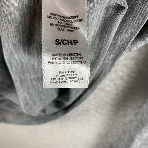 Gaiam T-Shirt Mens Small Sleet Heather Polyester Stretch Everyday Basic NWT 6862 - Picture 5 of 9